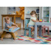 Комплект Tega TEGGI MULTIFUN стіл+2 стільці TI-011-174 grey/old rose/turquoise